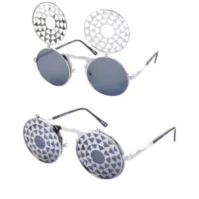 SUNDIAL Flip Up Steampunk Sunglasses