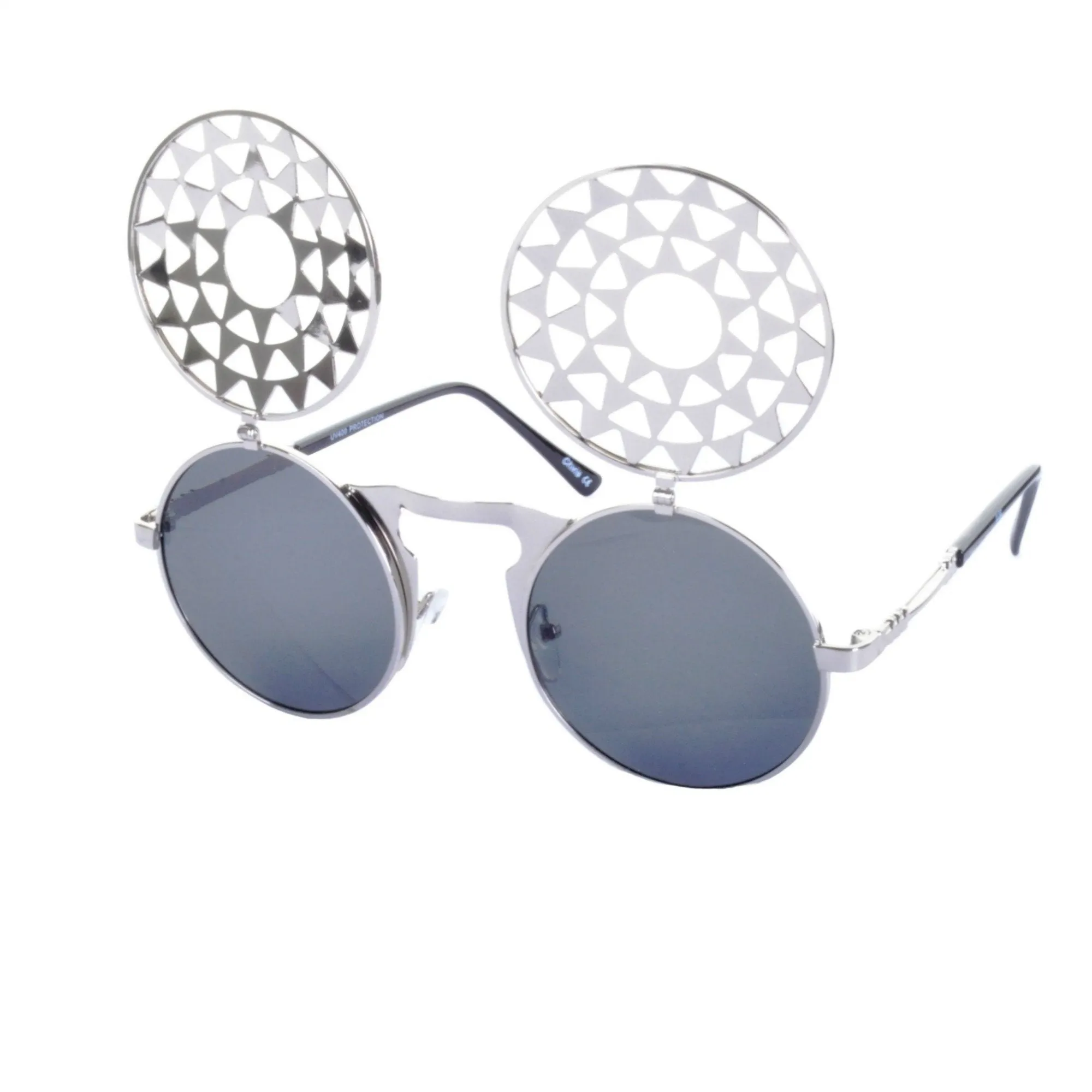 SUNDIAL Flip Up Steampunk Sunglasses
