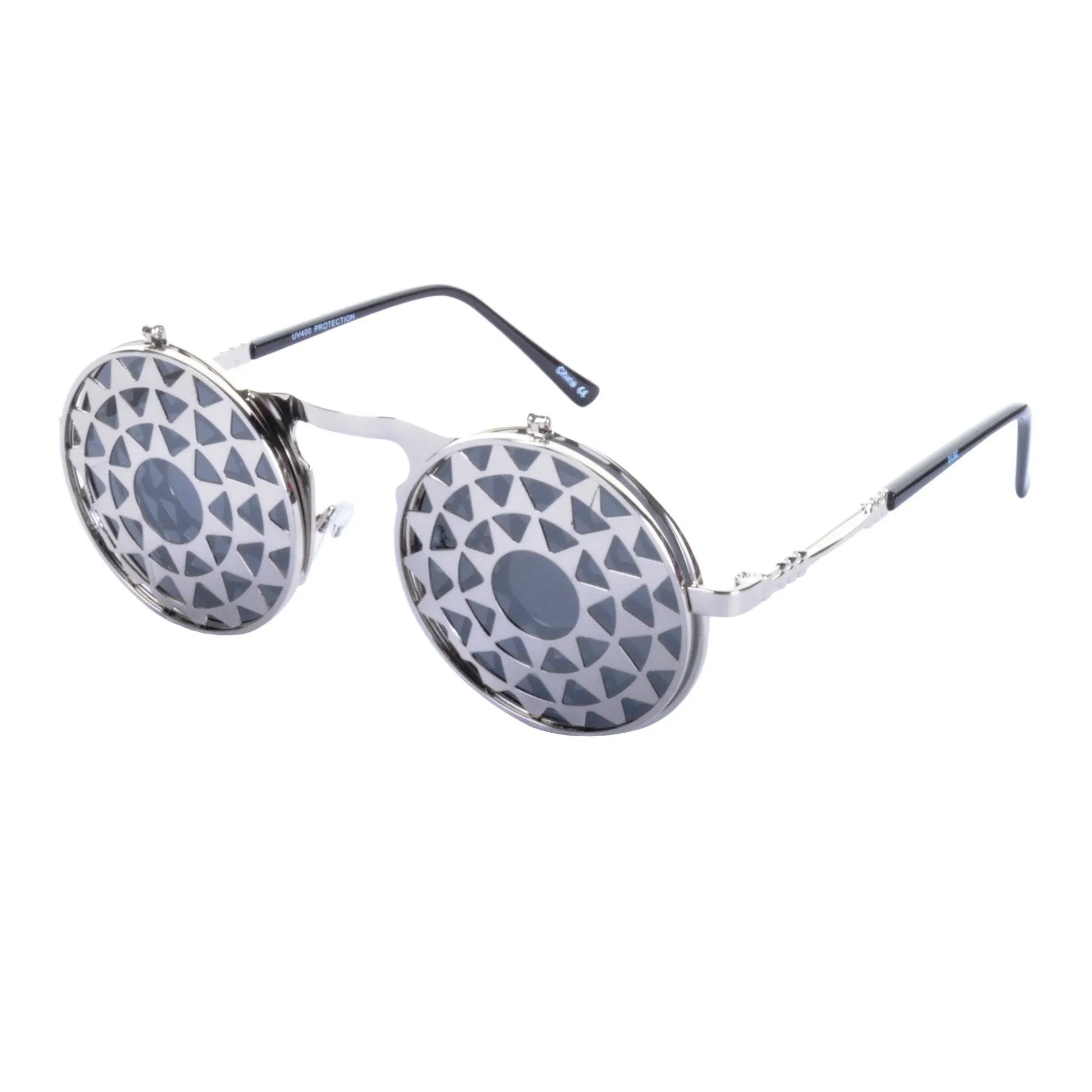 SUNDIAL Flip Up Steampunk Sunglasses