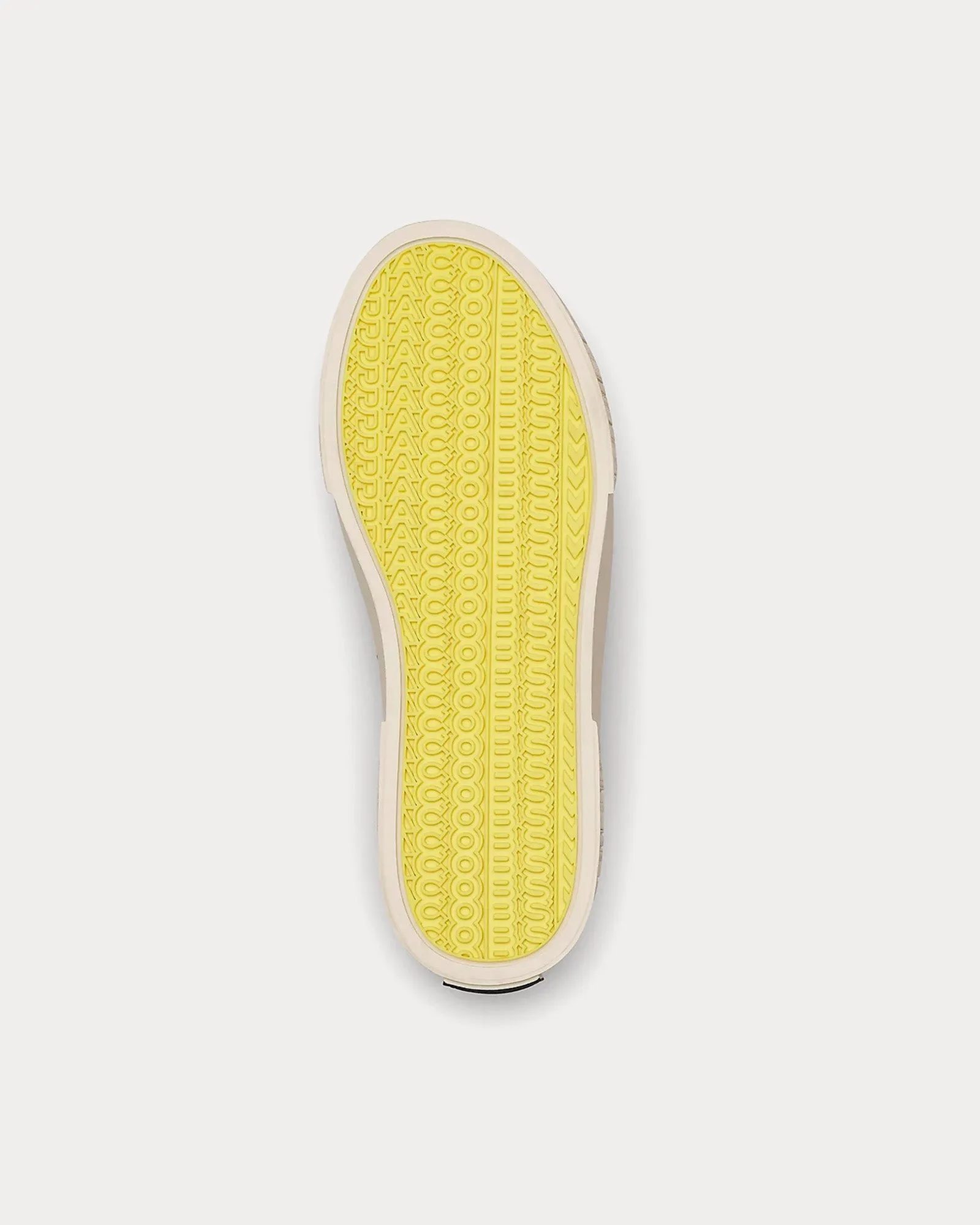 The Sticker Canvas White Low Top Sneakers
