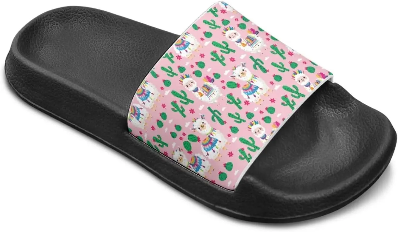 Toddler Slides Bathroom Thick Sole Pillow Slippers Summer Cloud Slides Quick Drying Athletic Slides Flat Shoes