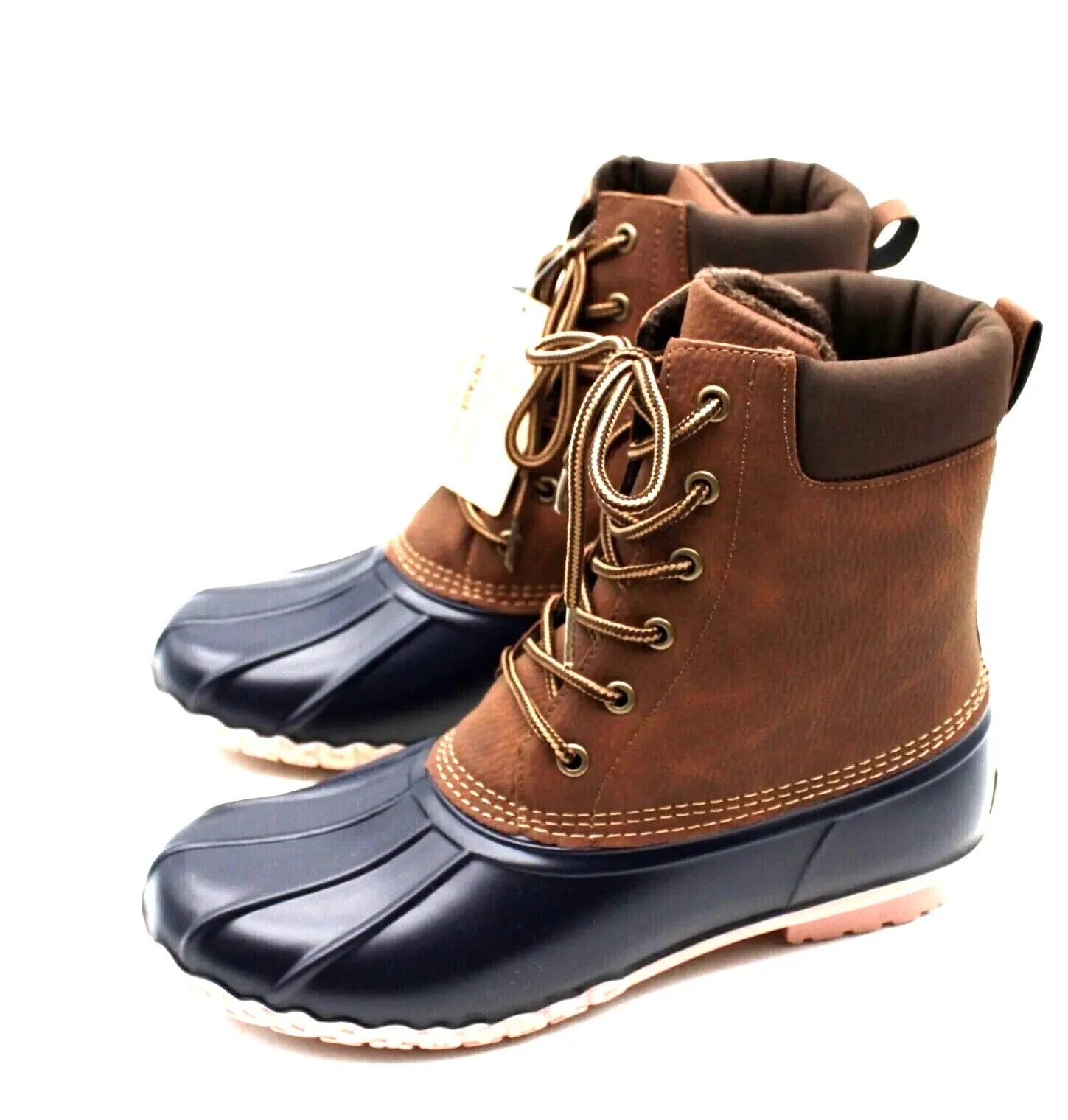 Weatherproof Vintage Men's Adam Duck Boots  Color Tan Leather Size 13