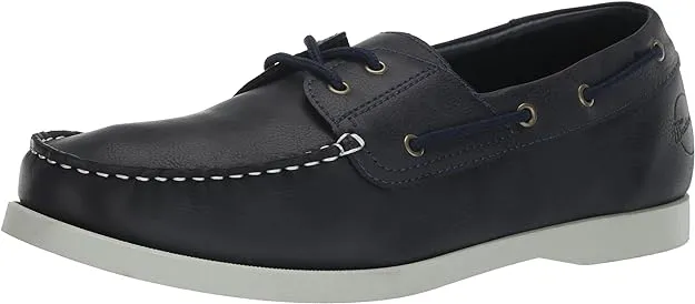 Weatherproof Vintage Men's Benny Boat Shoes  Color Navy Size 12M