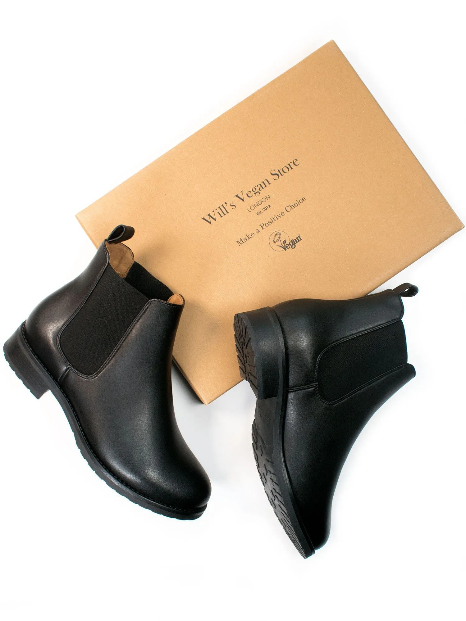 Will's Vegan Store Luxe Smart Chelsea Boots