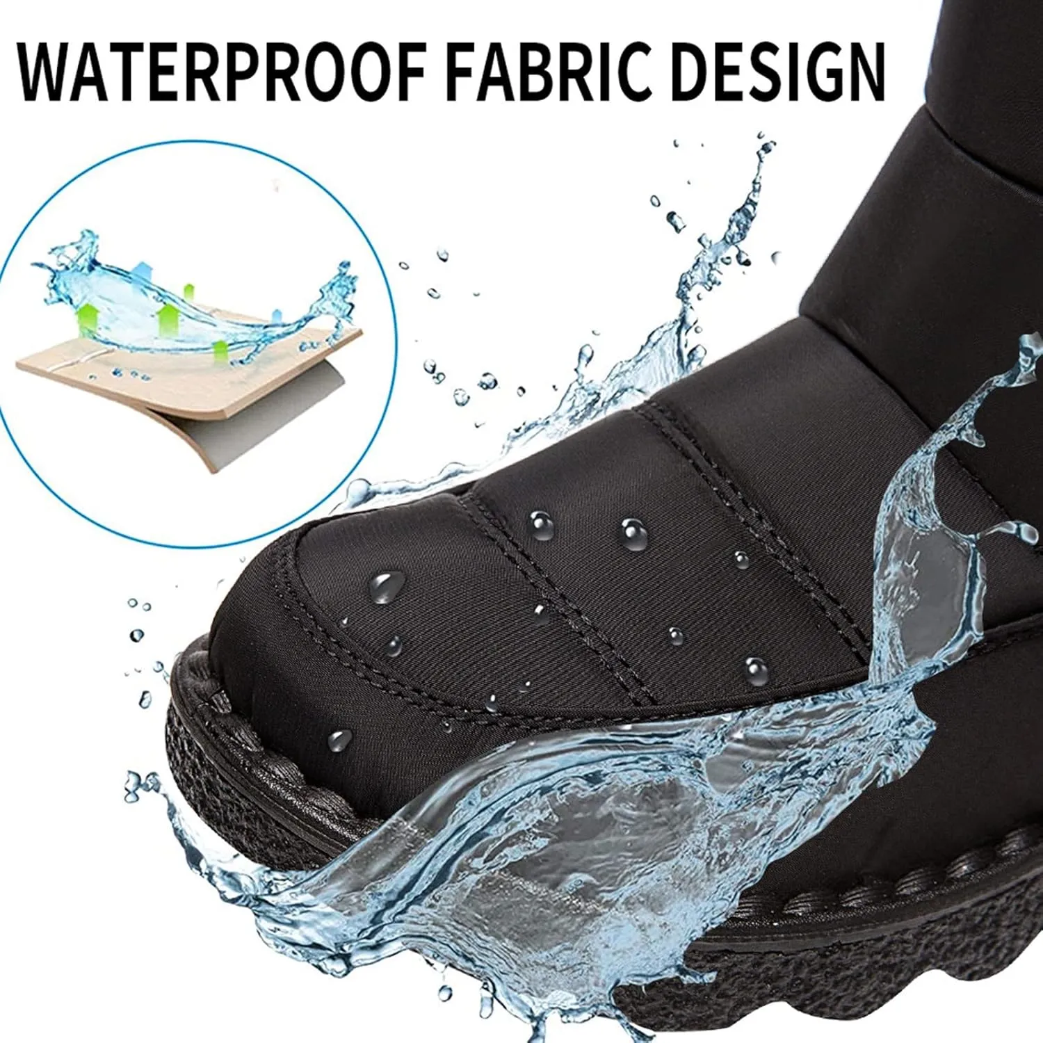 Winter Boots for Women Wide Adults Lined Snow Boots Women Winter Snow Boots Warm Fur Lined Women's Slip On Boot Winter Womens Fall Shoes Men Winter Booties